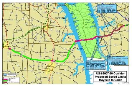 Governor raises speed limit between Mayfield and Murray and more 