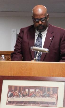 Professor Clardy presents black history lecture to interested audience