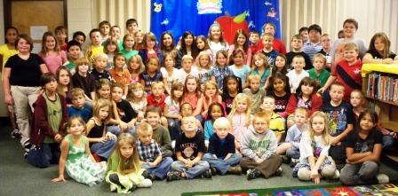 Students at Cuba Elementary School