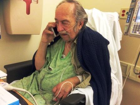 Medical emergency brings health debate close to home