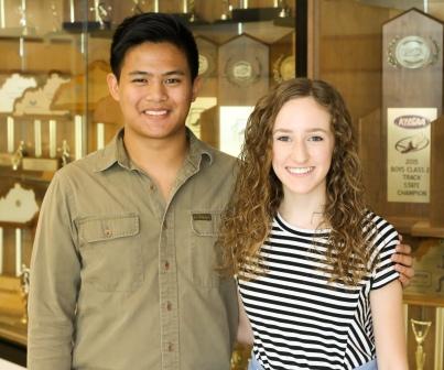 dos Remedios and Kelly National Merit Scholarship semifinalists 