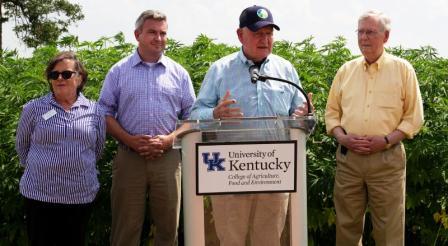US Ag Secretary gets out of DC and into hemp in KY
