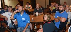 Union members help swell the crowd at Sanders for president gathering in Murray