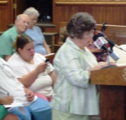 PSC Public Meeting in Clinton -  Justine's story