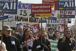 Sit ins for health care 