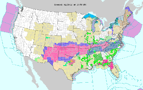Snowstorm heads for narrow band of Kentucky counties