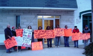 Fifteen show up for protest 