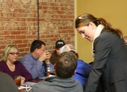 Alison Lundergan Grimes campaigns in Purchase