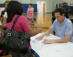 Patrick Carman wow students at Graves County Middle 