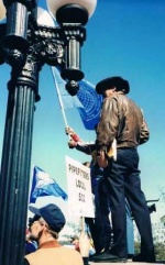 A final farewell to a fallen warrior 