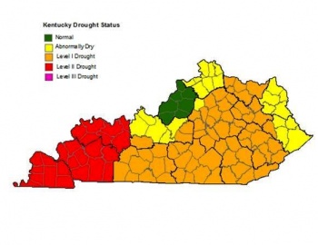 Level 2 Drought Declared in 24 Western Kentucky Counties