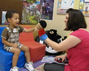 Toddler Time acquaints young children with Graves elementary schools