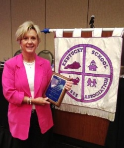 Graves School Nurse honored 