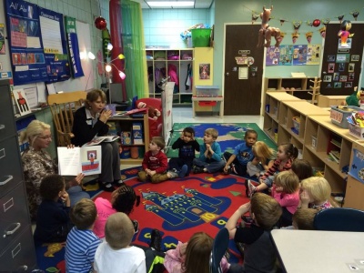 On the road: No-Count Dog travels to area classrooms