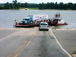 Ohio River Ice shuts down ferry 