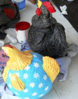 Concrete chicken orders being taken for Spring Festival