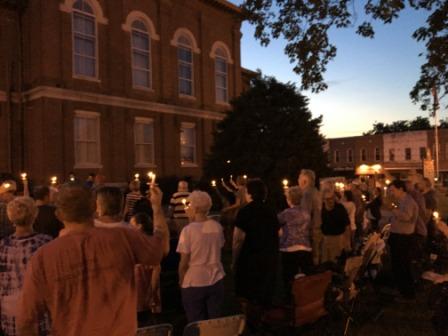 Hope and healing on a courthouse lawn