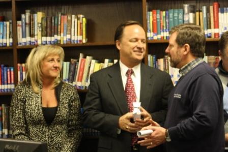 Lisa Rudolph, Robbie Rudolph, Hickman County Judge Greg Pruitt