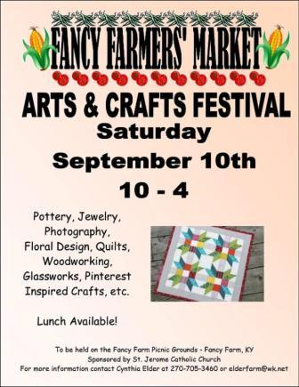 Fancy Farm Arts Sale Saturday brings out shoppers