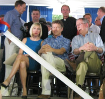 Kelly Paul, Rand Paul and Mitch Mc