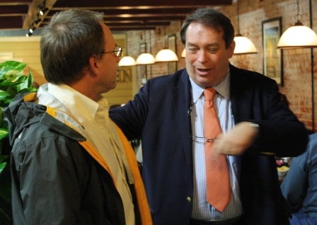 L to R Graves County Judge Tony Smith and Jerry Lundergan