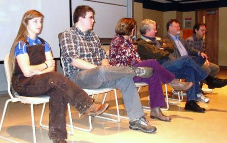 Panelists at MSU program
