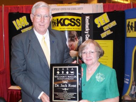 Rose honored with educational leadership award 