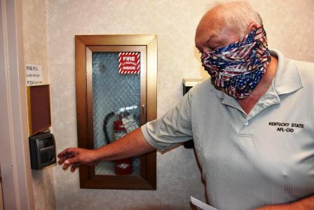 Got a message for Senator McConnell? Slip it under his door 