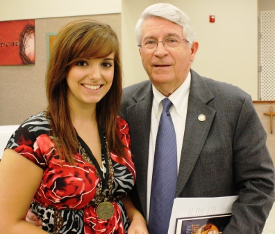 Senator Ken Winters and Nicole Lynch