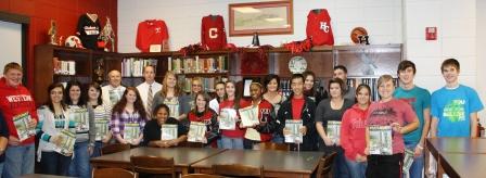 Leadership students 2010 at HCHS