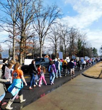 Murray march draws hundreds from region