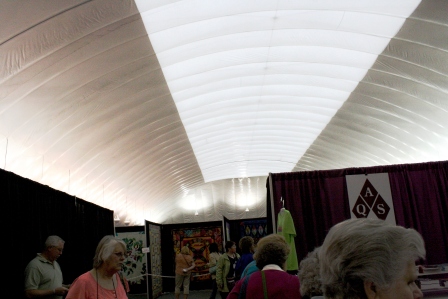 The Pavilion is a huge inflatable tent that will come down when the show ends