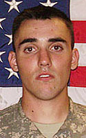 Pfc. Zachary Salmon of Harrison Ohio