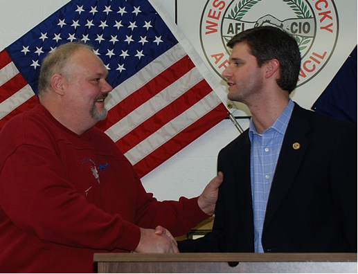 Coursey Earns Union Support for his Candidacy